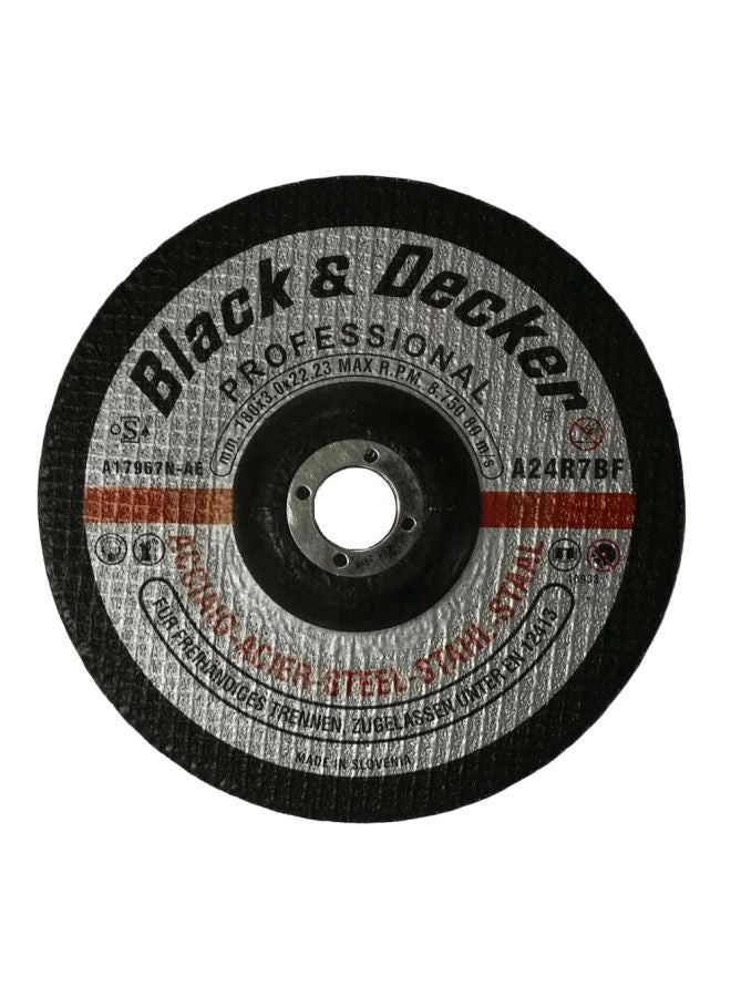 BLACK+DECKER Metal Cutting Disc Black/Grey 9inch