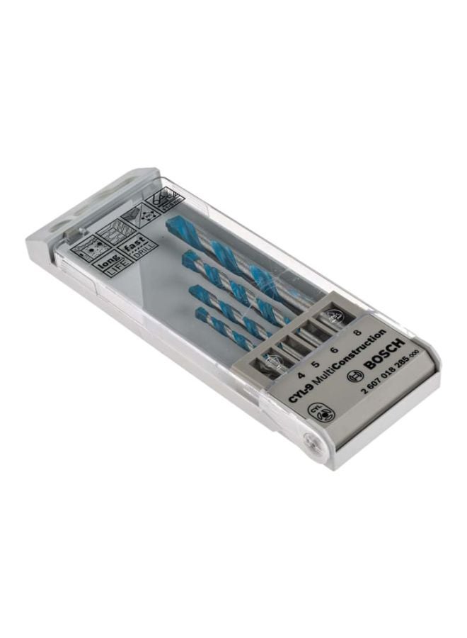 BOSCH Multipurpose Drill Bit Blue/Silver 4, 5, 6, 8  - Image 2