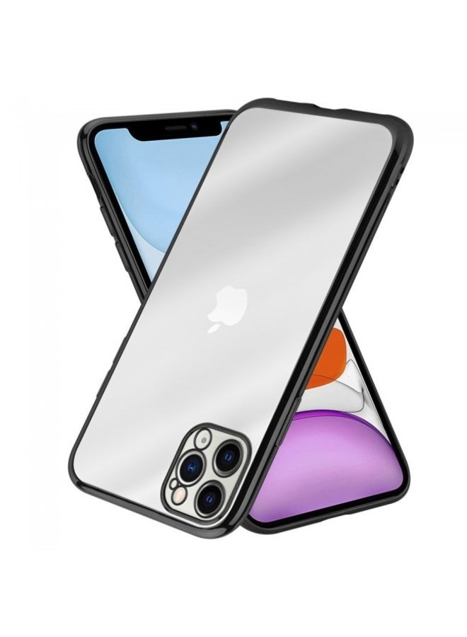 HICOOL Protective Case Cover For Apple iPhone 12 Pro Max Black/Clear  - Image 4