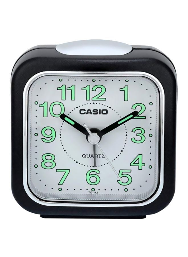 CASIO - Desk Analog Table Clock Black 77x72x49mm - Image 1