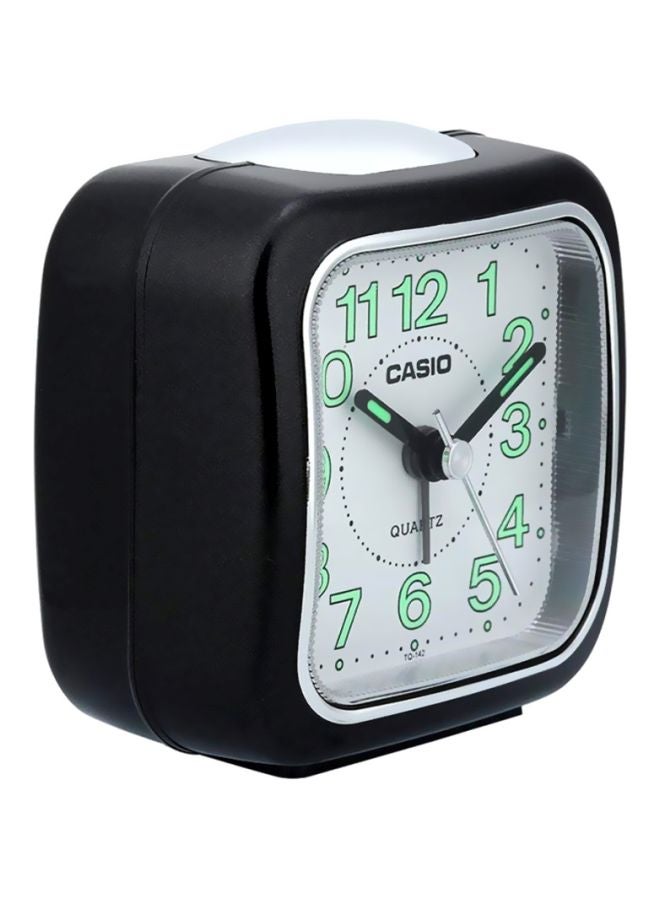 CASIO - Desk Analog Table Clock Black 77x72x49mm - Image 1