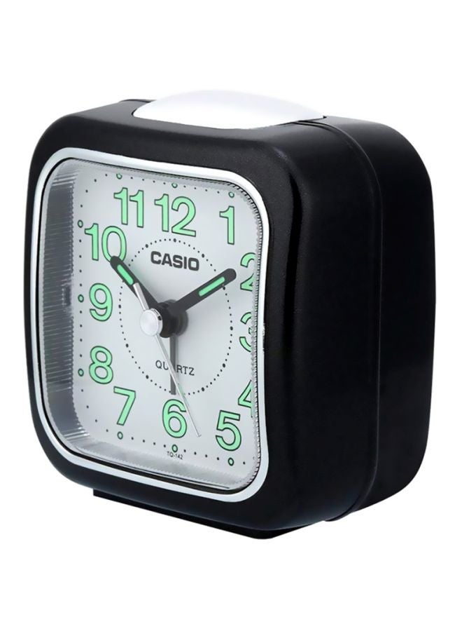 CASIO - Desk Analog Table Clock Black 77x72x49mm - Image 1