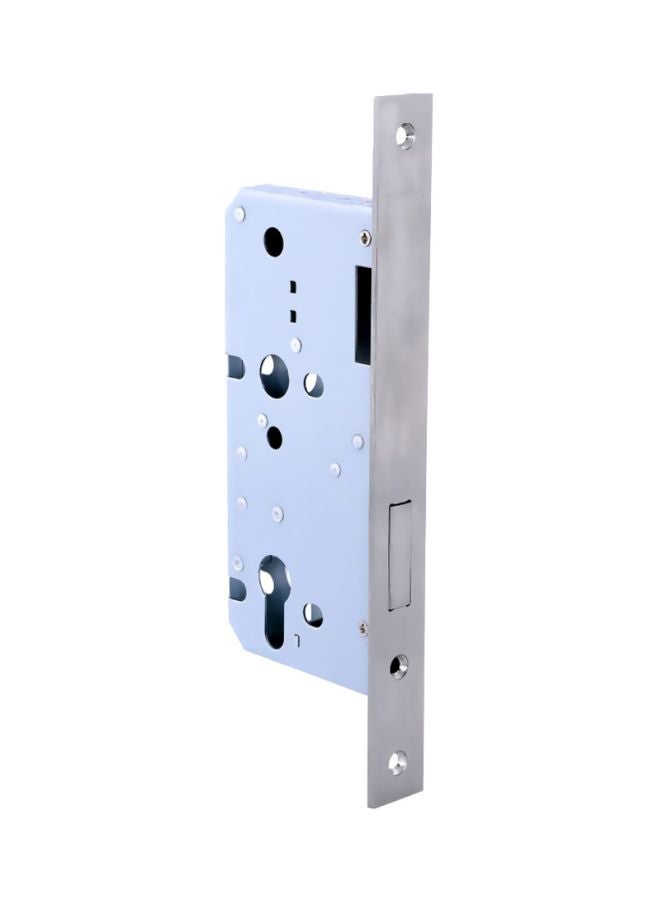 GEEPAS Stainless Steel Dead Lock - 72mm SS 304 Bolts | Latch Bolt & Dead Bolt | Ideal for Bedroom, Bathroom and more | 235mm Forend Plate Grey 55x72mm  - Image 2