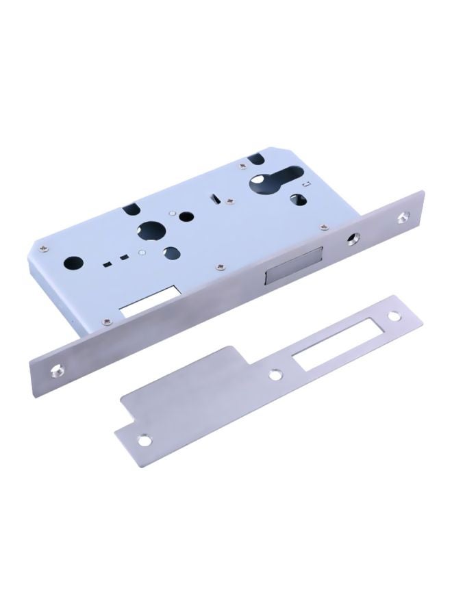 GEEPAS Stainless Steel Dead Lock - 72mm SS 304 Bolts | Latch Bolt & Dead Bolt | Ideal for Bedroom, Bathroom and more | 235mm Forend Plate Grey 55x72mm  - Image 3
