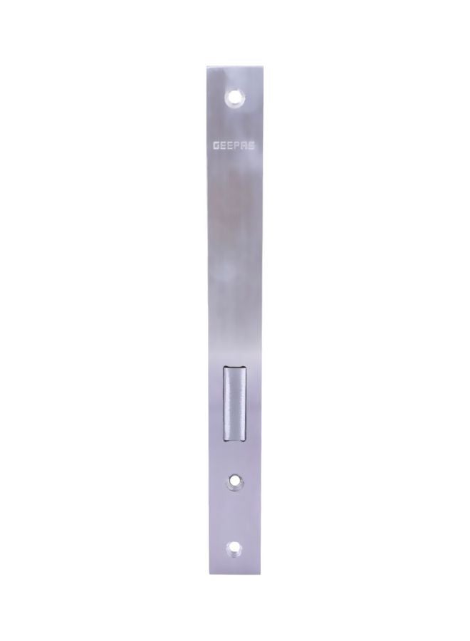 GEEPAS Stainless Steel Dead Lock - 72mm SS 304 Bolts | Latch Bolt & Dead Bolt | Ideal for Bedroom, Bathroom and more | 235mm Forend Plate Grey 55x72mm  - Image 4