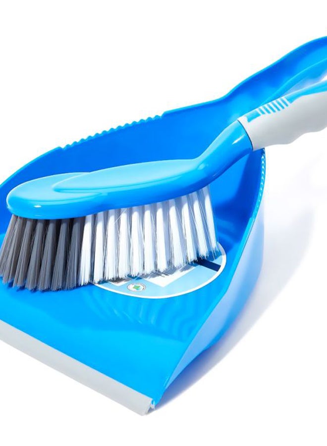 LocknLock Handy Dustpan Set Blue/White Dustpan 230 millimeter, Bristle 48  - Image 5