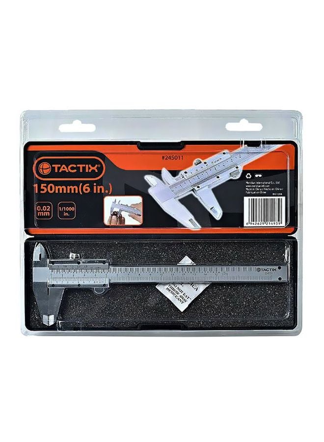 Tactix Vernier Caliper 150mm 245011 Silver 150x0.2mm  - Image 4