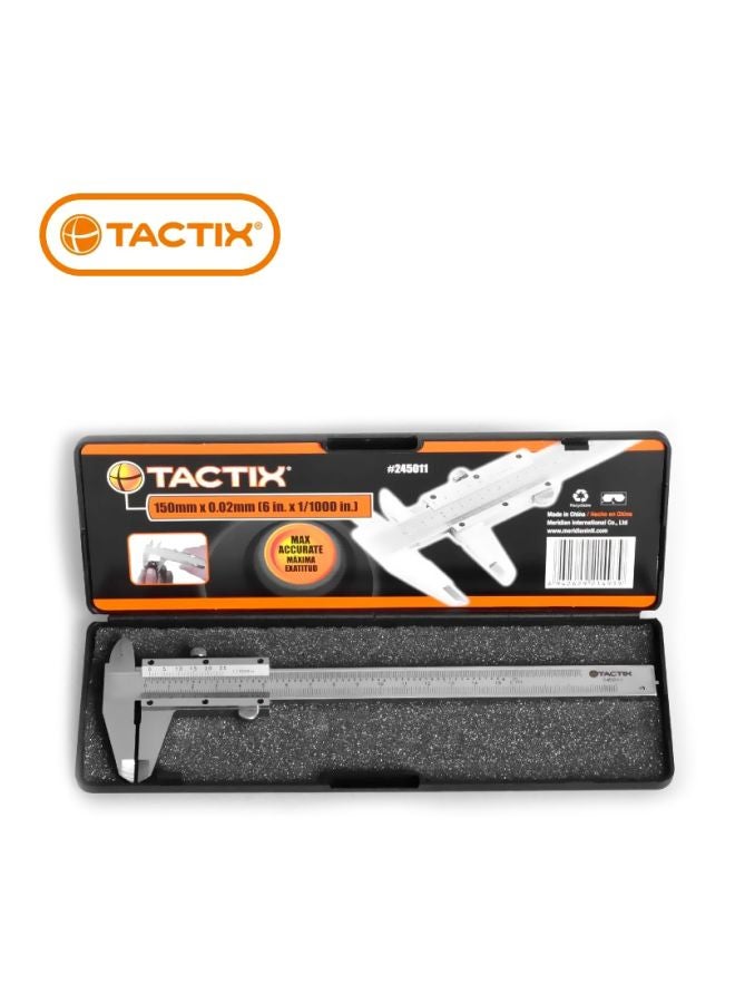 Tactix Vernier Caliper 150mm 245011 Silver 150x0.2mm  - Image 5