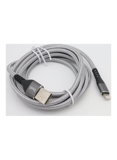 budi Lightning Charging Cable Grey/Black  - Image 2
