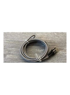 budi Lightning Charging Cable Grey/Black  - Image 5