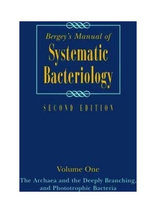 Bergey's Manual of Systematic Bacteriology: Volume One : The Archaea and the Deeply Branching and Phototrophic Bacteria Hardcover English by George M. Garrity - v1621829721/N47581422A_1