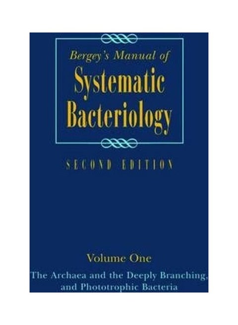 Bergey's Manual of Systematic Bacteriology: Volume One : The Archaea and the Deeply Branching and Phototrophic Bacteria Hardcover English by George M. Garrity