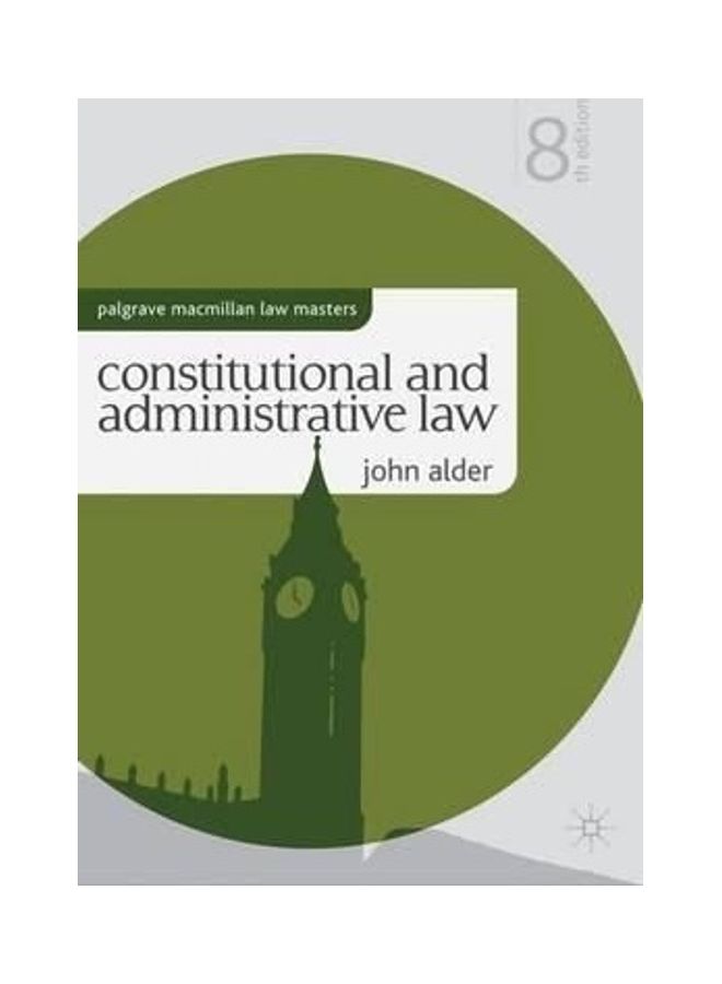 Constitutional And Administrative Law Paperback English by John Alder 