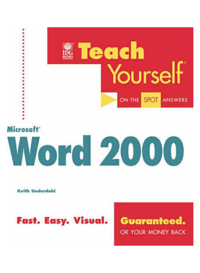 Teach Yourself Microsoft Word 2000 Paperback English by Keith Underdahl 