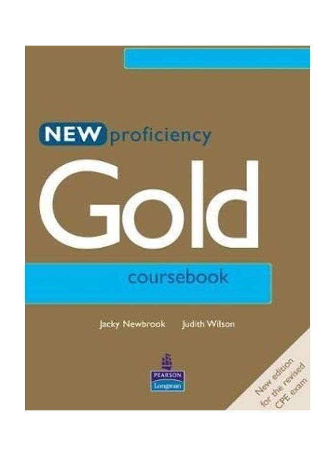 New Proficiency Gold Course Book paperback english