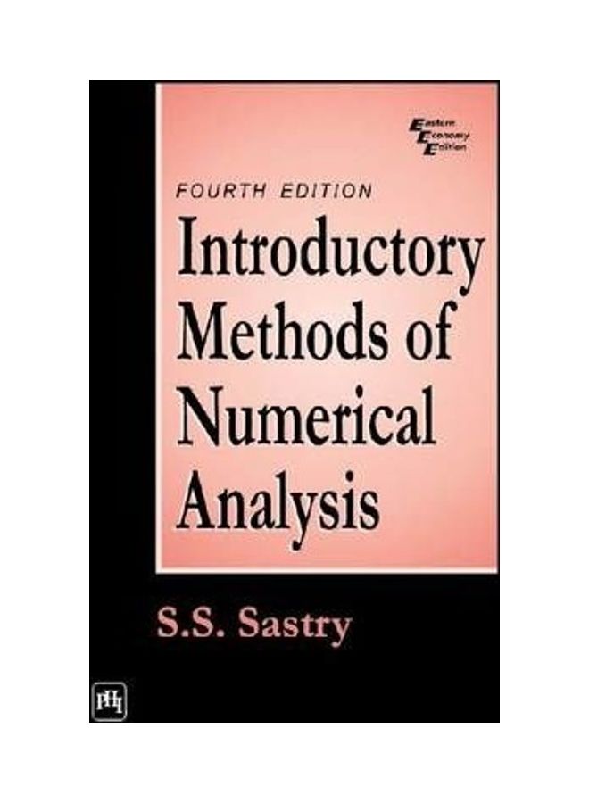 Introductory Methods Of Numerical Analysis Paperback English by S. Shankar Sastry 