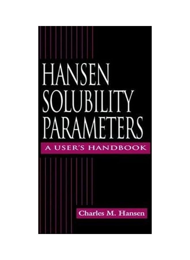 Hansen Solubility Parameters: A User's Handbook hardcover english