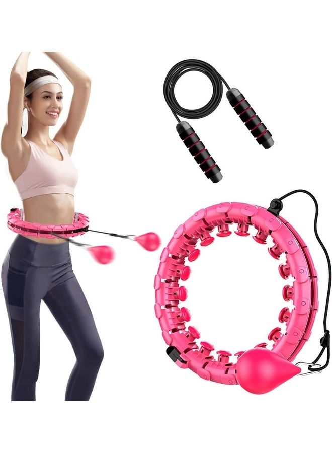 XiuWoo Weighted Hula Ring With Skipping Rope  - Image 1