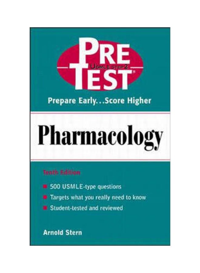Pre-test Self-assessment and Review: Pharmacology Paperback English by Arnold Stern