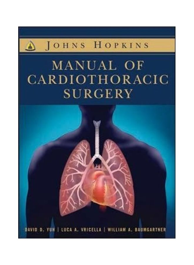 Johns Hopkins Manual of Cardiothoracic Surgery Hardcover English by David Yuh