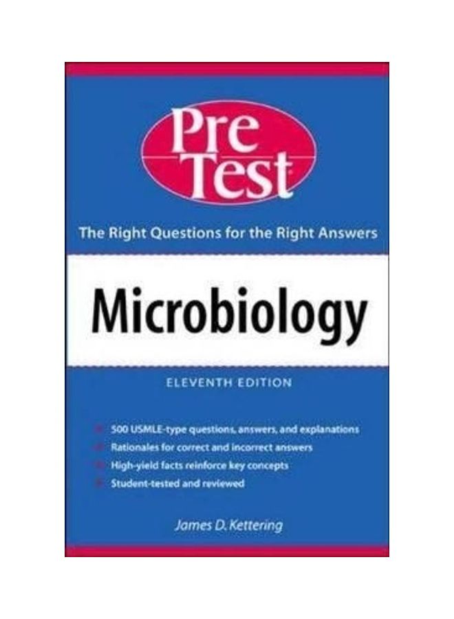 Microbiology: PreTest Self-assessment and Review Paperback English by James D. Kettering 