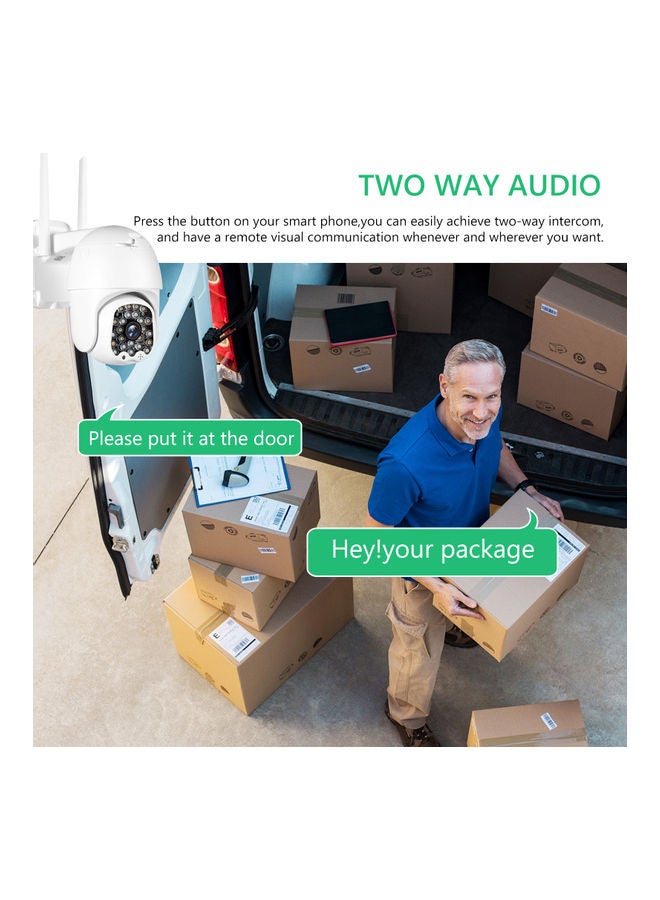 1080P Pan Tilt Zoom Surveillance WiFi Security Camera - Image 3