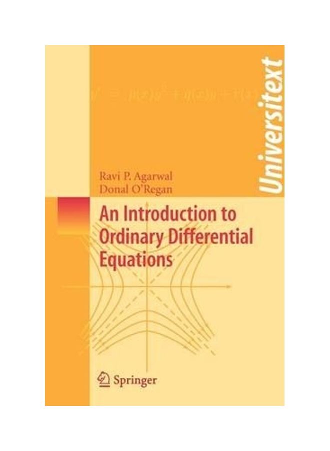 AnAn Introduction to Ordinary Differential Equations Paperback English by Ravi P. Agarwal 