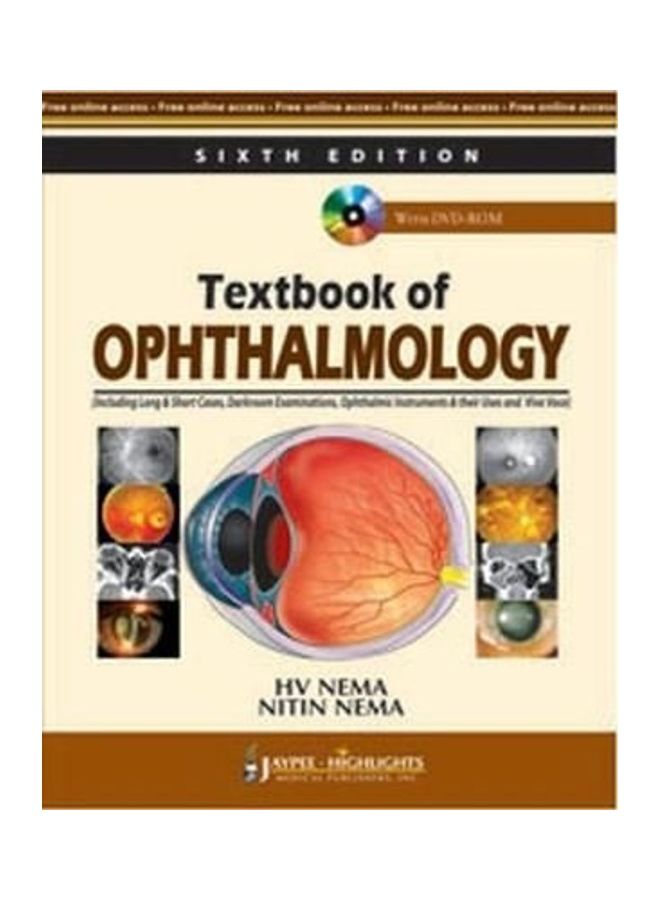Textbook Of Ophthalmology Paperback English by HV Nema 