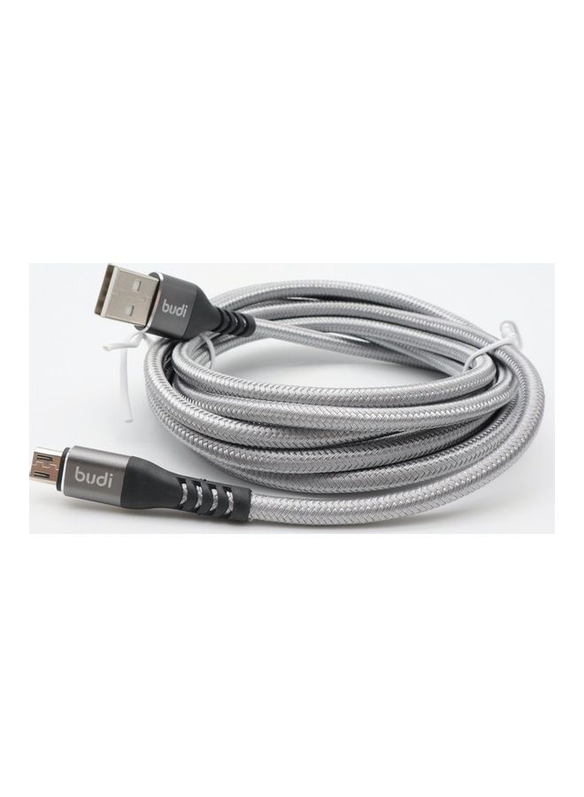 budi Fast Charging Cable Grey  - Image 1