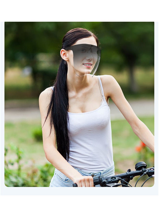KKmoon - Protective Full Face Anti-Fog Glass Shield Grey 17x7x14cm - Image 1