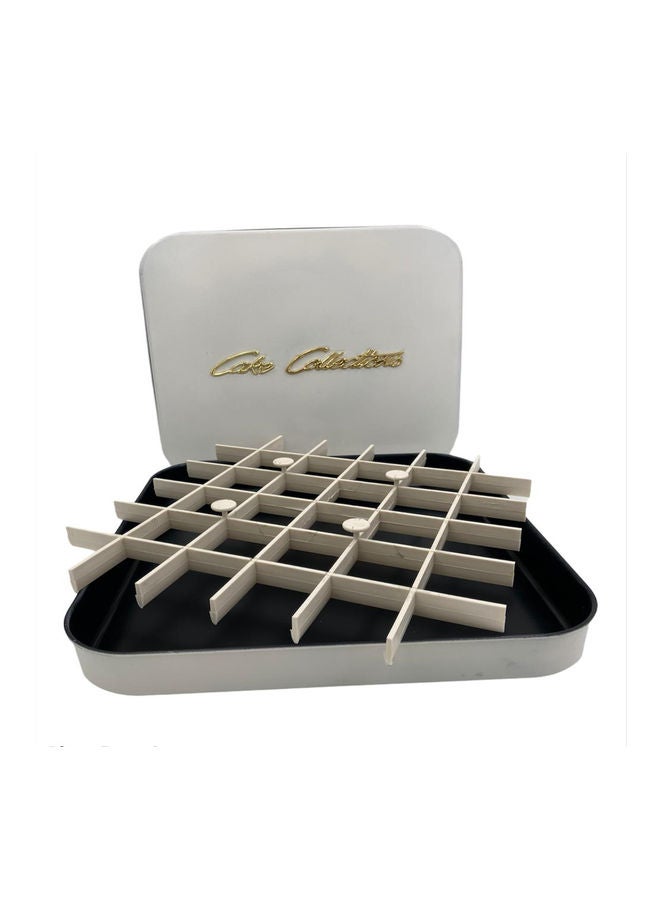 صينية تقطيع البسبوسة أبيض 31x31x4سم