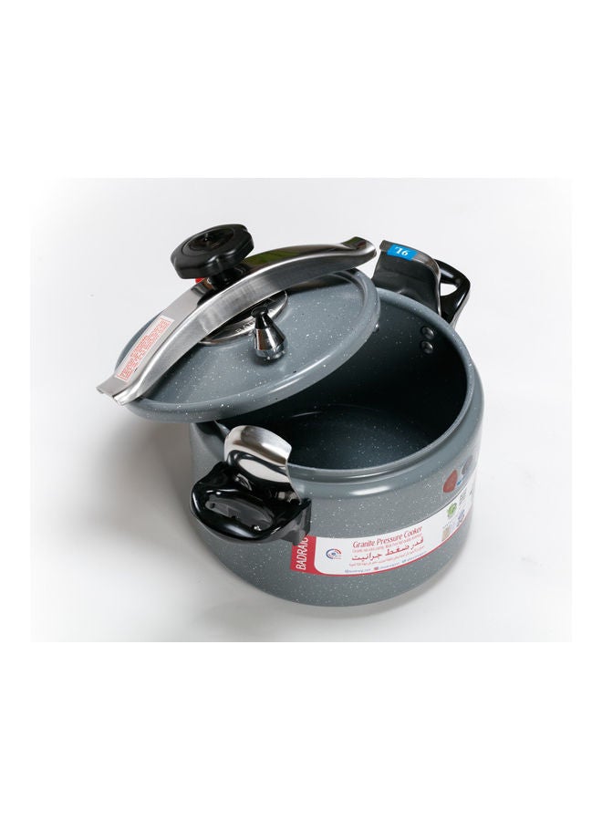 Badraig Aluminum Granite Pressure Cooker Grey 11Liters - Image 2
