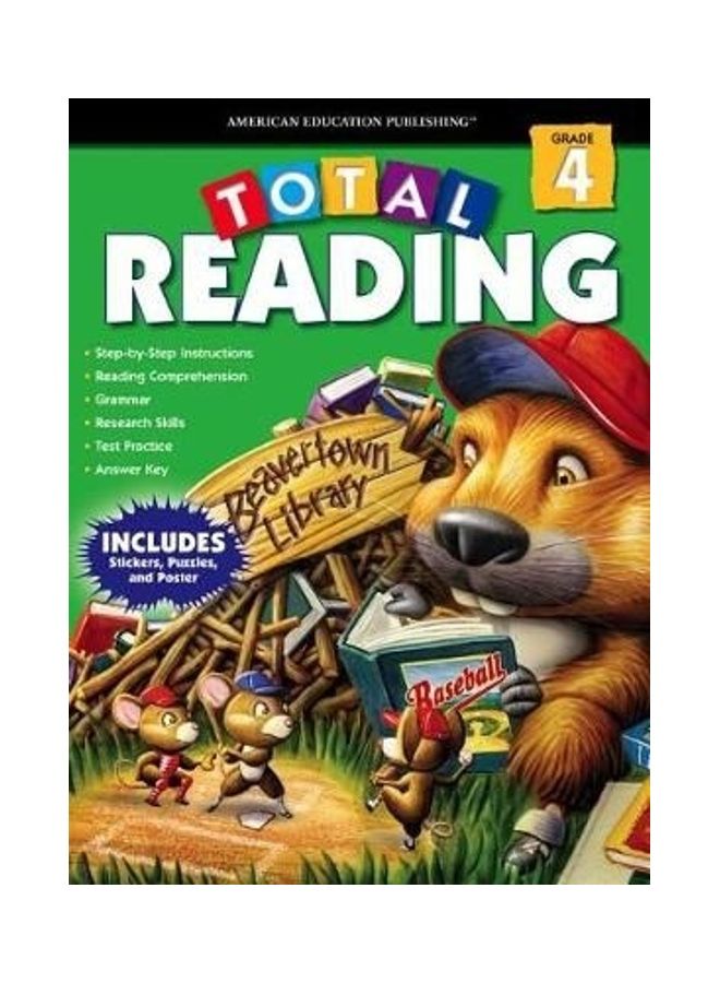 Total Reading Grade 4 Paperback English by American Education Publishing