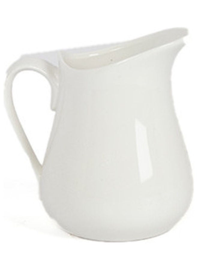 Squalo Porcelain Milk Pot White 13x12.5x10.5cm - Image 3