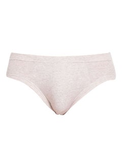 Soft Stretch Cotton Briefs Beige