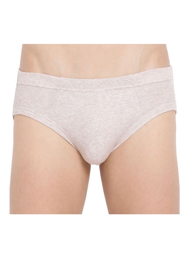 BYC - Soft Stretch Cotton Briefs Beige - Image 1