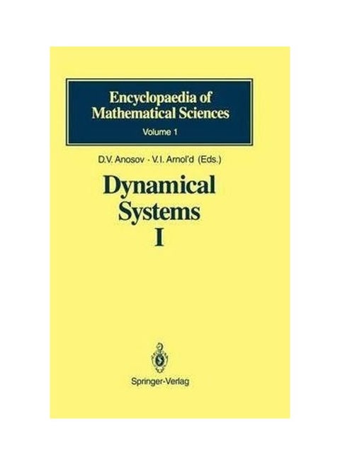 Dynamical Systems I: Ordinary Differential Equations And Smooth Dynamical Systems Paperback English by D.V. Anosov
