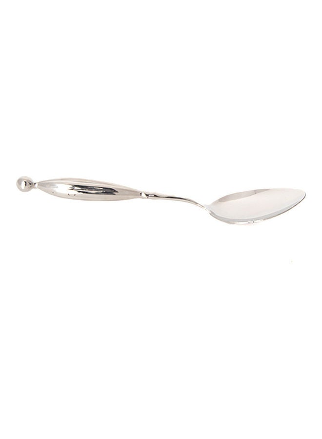 Large Cooking Spoon Silver 29 x 7 x 7cm