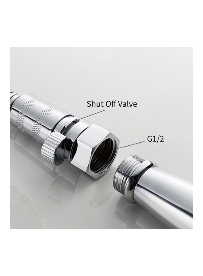 G1/2 Shut off Valve Water Flow Control Silver 6 x 3 x 5cm  - Image 4