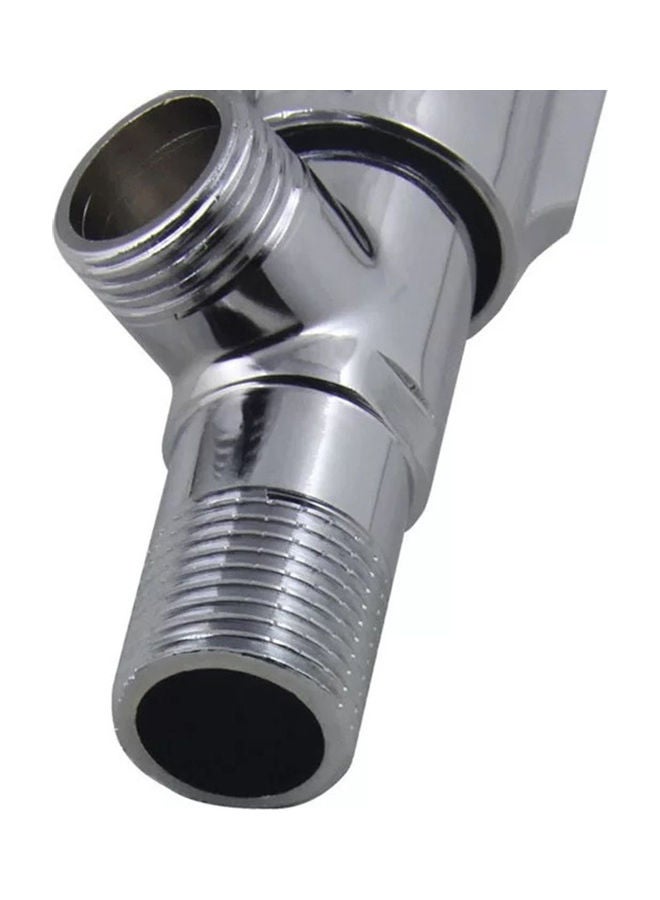 G1/2 Triangle Valve Faucet Silver 10.50 x 4.50 x 5.50cm - Image 3