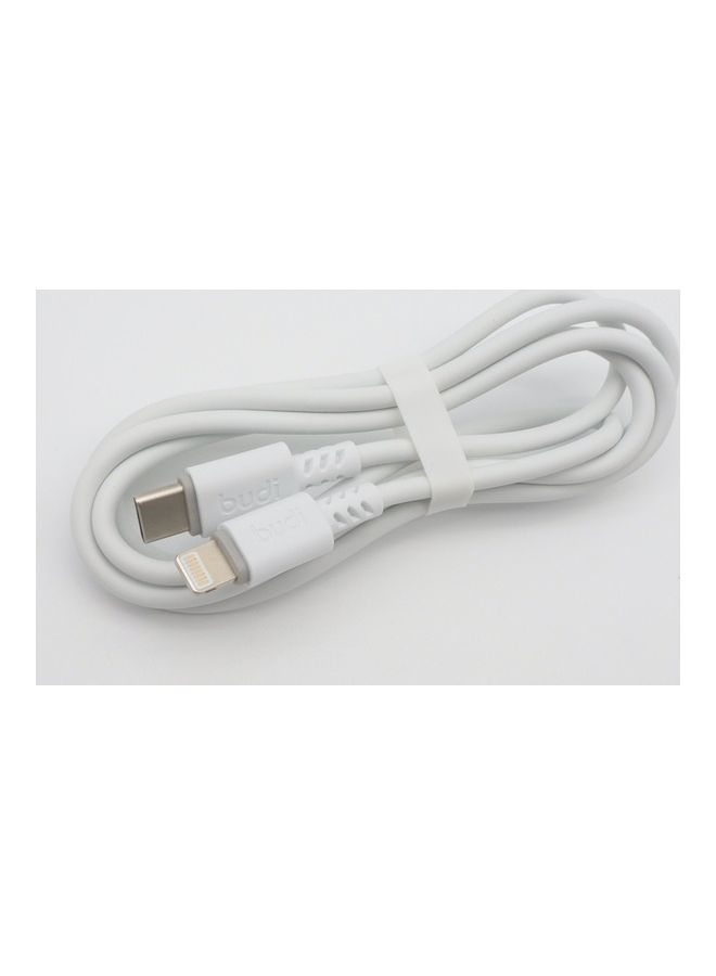 budi Charge And Sync Cable White  - Image 3