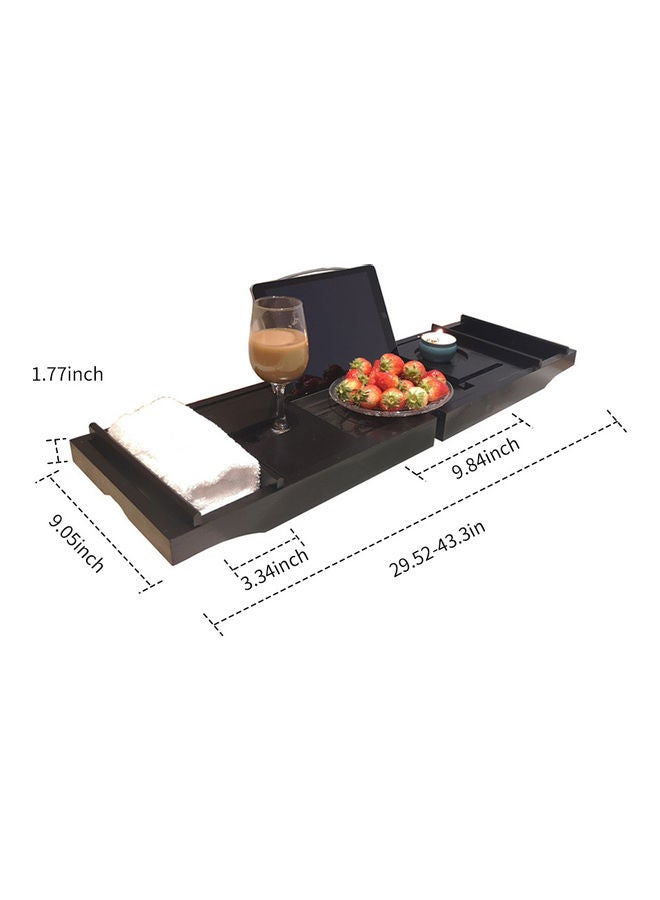 Bathtub Caddy Tray Organizer Black 76 x 5 x 24cm - v1621829800/N47588693A_6