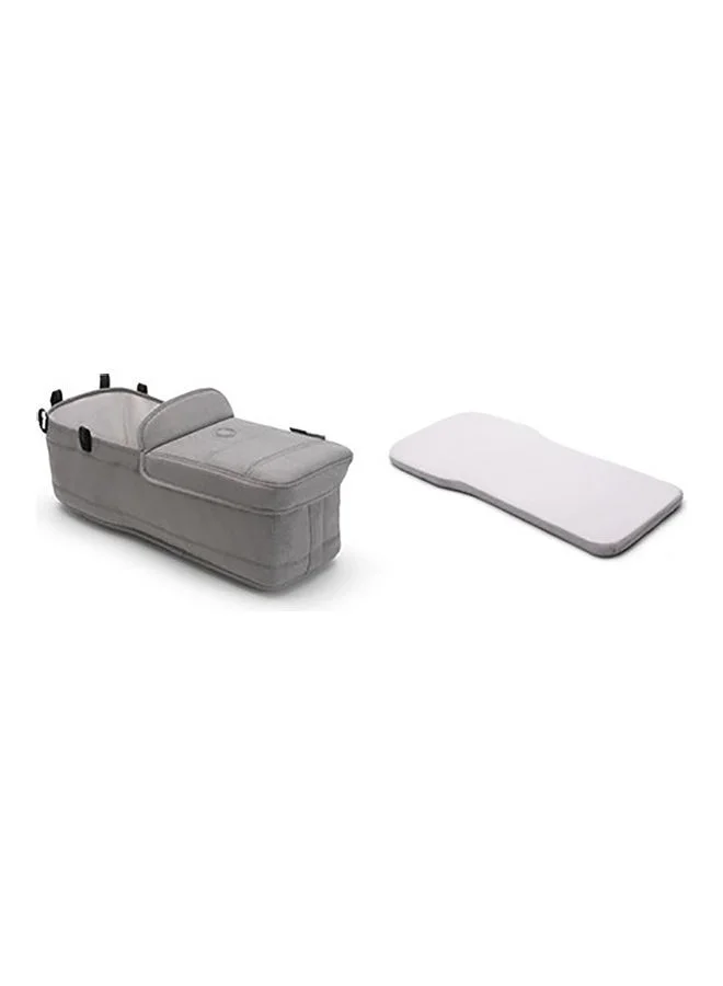 بوجابو Donkey2 Bassinet Fabric Complete - Mineral Light Grey