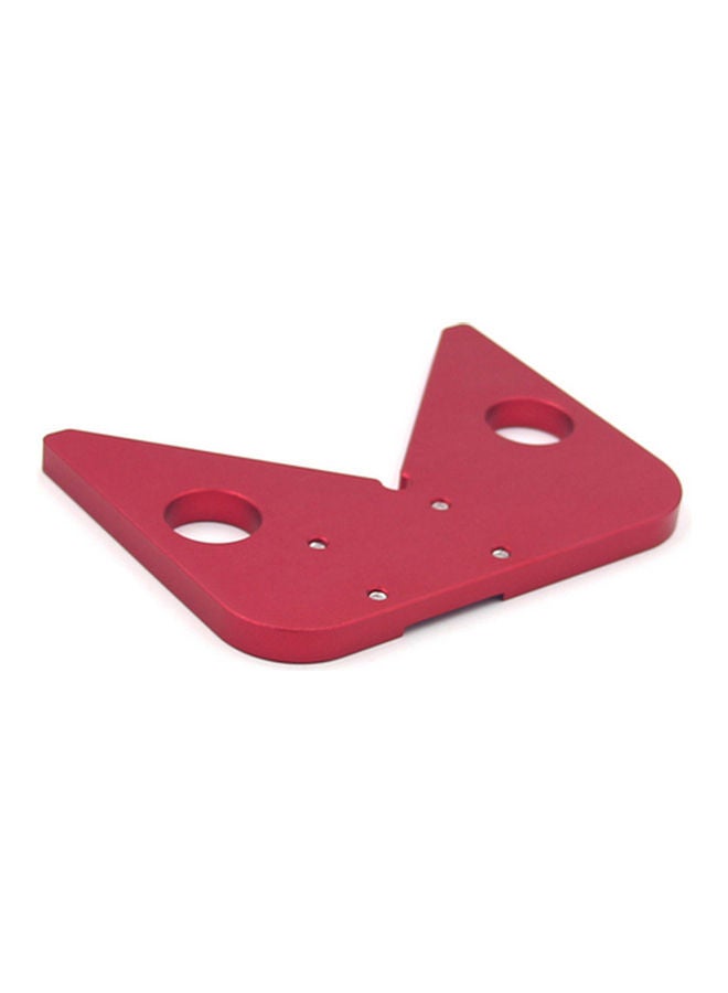 Center Finder Measuring Tool Red/Silver 16x5x15cm - Image 2