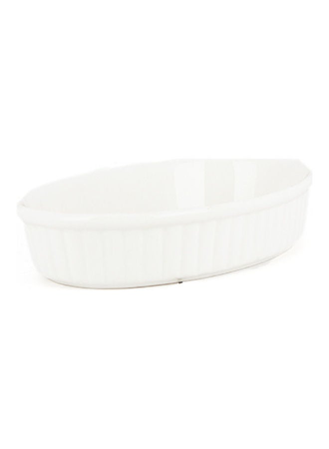 Squalo Fade-proof Cake Tray White 24.3 x 15.5 x 4.5cm - Image 1