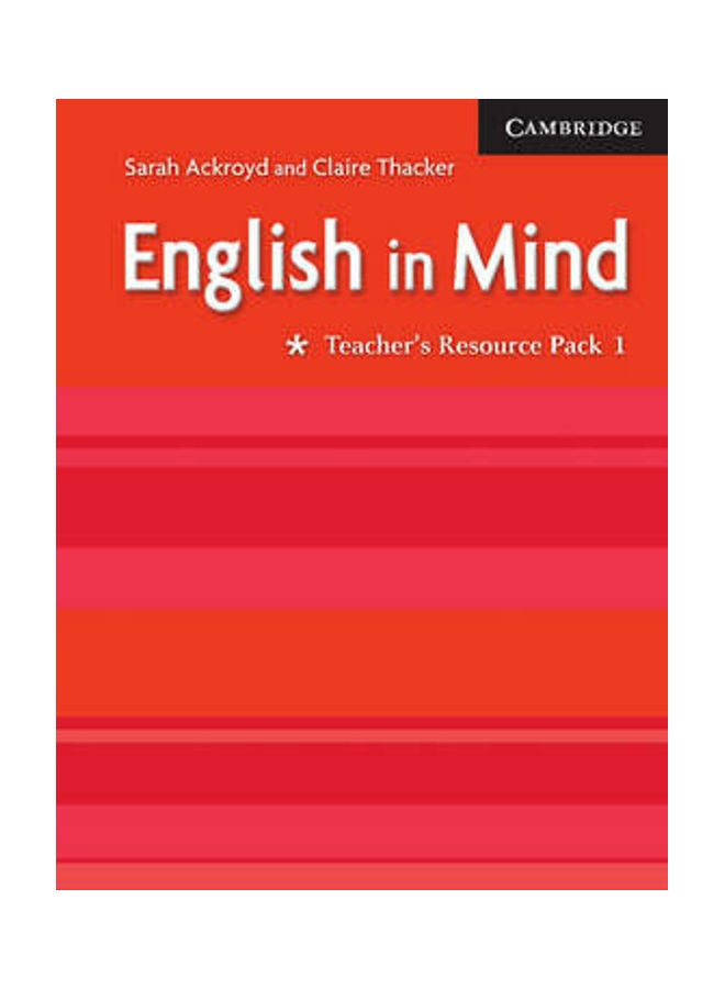 English in Mind 1 Teacher's Resource Pack Paperback English by Sarah Ackroyd