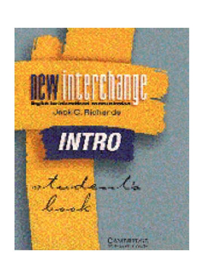 null - New Interchange Intro Student's Book: English For International Communication Paperback English by Jack C. Richards - Image 1