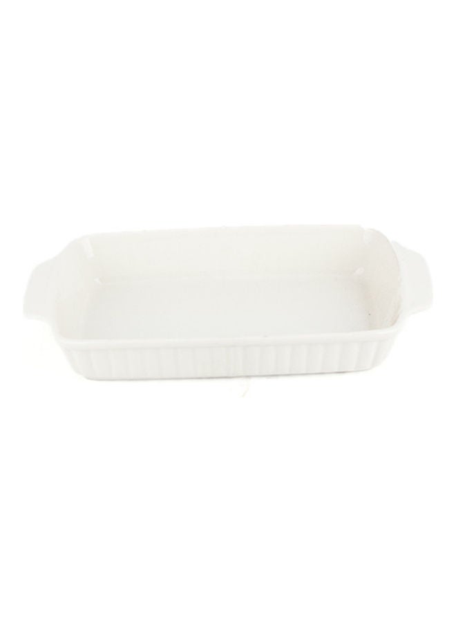 Squalo Cake Tray White 32.2 x 18 x 4.7cm - Image 2