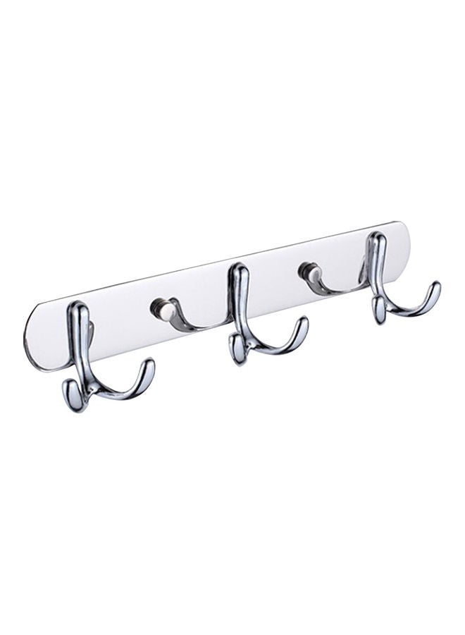 Wall Mount Heavy Duty Stainless Steel Hook Silver 30 x 5.50 x 6cm - Image 1