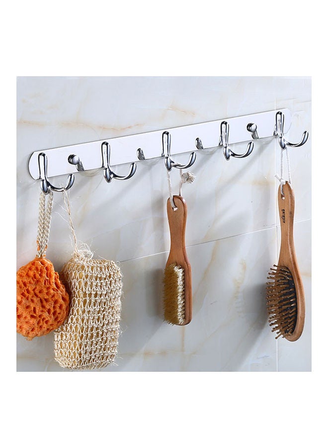 Wall Mount Heavy Duty Stainless Steel Hook Silver 30 x 5.50 x 6cm - Image 3